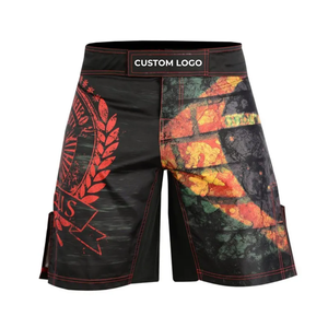 Shorts MMA personnalisés en gros, tissu extensible respirant à séchage rapide 200 GSM, fabricant OEM, fournisseur, vêtements d'entraînement de grappling - Product Image 6