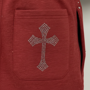 New Arrival Private Label <b>Men</b> <b>Fleece</b> <b>Shorts</b> Oem Service Wholesale Custom Design <b>Men</b> Clothing Rhinestone <b>Fleece</b> <b>Men</b> <b>Shorts</b> - Product Image 5