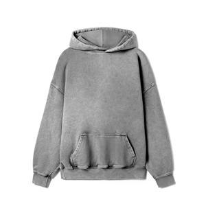 Sudadera de talla grande para hombre, sudaderas con capucha, Jersey, sudaderas con capucha de lana, sudaderas con capucha en blanco de gran tamaño, logotipo personalizado básico, mezcla de algodón - Product Image 4