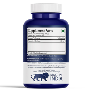 Supplément de glycinate de magnésium à haute absorption avec formule douce pour un équilibre quotidien, une relaxation et un bien-être général naturellement - Product Image 2