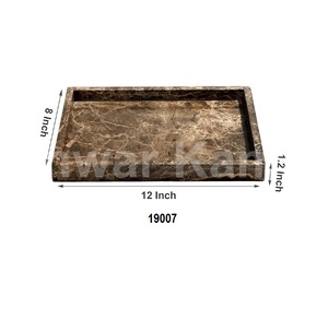 Hammered Copper <b>Round</b> <b>Serving</b> <b>Tray</b> - Product Image 3