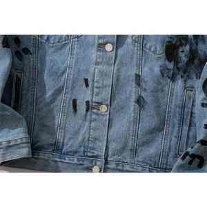 2025 Chaquetas vaqueras de algodón 100% personalizadas para hombre, chaqueta informal de bolsillo de Color sólido para hombre, estilo Primavera, ropa de hombre de alta calidad - Product Image 4