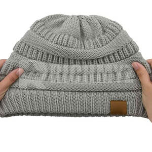 Gorros de Punto de Color Sólido a Precio Razonable para Hombre y Mujer, Gorros de Punto de la Mejor Calidad, Nuevo Estilo, MOQ Bajo - Product Image 3