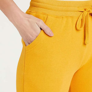 Pantalones deportivos personalizados de alta calidad OEM para mujer, pantalones de chándal de algodón de rizo francés, ropa de calle plana para mujer a la venta - Product Image 4