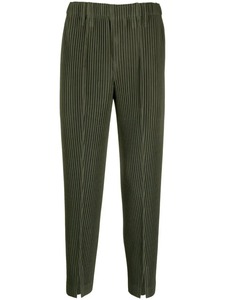 Miyake plisado hombres lápiz pantalones de cintura alta Homme Causal hombres pantalones Casuales - Product Image 3