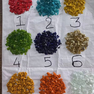 Revêtement de sol en terrazzo durable et écologique de qualité supérieure copeaux de verre opaques agrégat de pierre naturelle galet gravier de jardin écrasé - Product Image 1