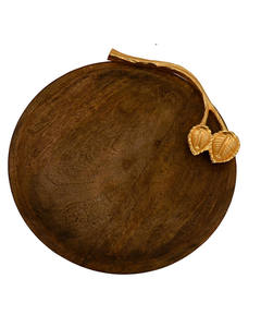 Bandejas de madera para sal de alta calidad con acabado a mano para servicio de hotel en casa de fabricante indio a los mejores precios - Product Image 5