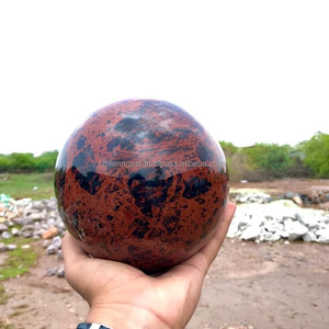 หินภูเขาไฟคริสตัลมะฮอกกานีหินอัญมณีธรรมชาติขัดเงาจำนวนมากสำหรับตกแต่งด้วยความรัก - Product Image 6