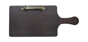 แผ่นรองเมนูหนัง PU ขนาด A4คลาสสิกแผ่นไม้สำหรับโรงแรมและร้านอาหารอุปกรณ์สำคัญพร้อมจานชุบ - Product Image 2