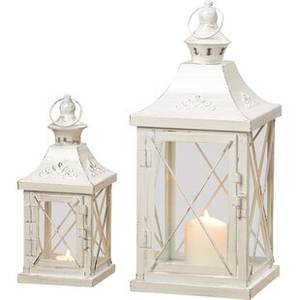 Juego hecho a mano de 2 linternas de vela colgantes de cristal, color personalizado, para Decoración - Product Image 5