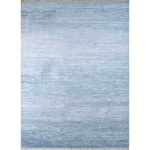 Kairos Hand Knotted Wool <b>Rugs</b> Grey & Black Abstract Pattern <b>Boho</b> Style for Home Large Rectangle Hallway Room Decor SKWL-201 - Product Image 1