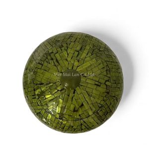 Recipiente de Almacenamiento Hecho a Mano con Incrustaciones de Concha de Nácar para Decoración del Hogar y Uso Práctico - Product Image 2