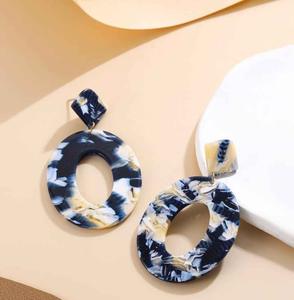 Pendientes de Resina Bordados a Mano, Joyería de Moda de Acero Inoxidable para Mujeres y Niñas, Estilo Clásico para Bodas, Alta Calidad - Product Image 3