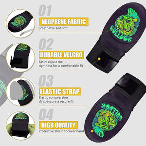 2025 manoplas de béisbol de neopreno personalizadas con protección para la mano derecha e izquierda manoplas deslizantes de diseño personalizado - Product Image 3