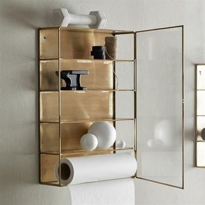 Almirah โลหะและกระจกรูปบ้านที่มีดีไซน์หรูหราและมีความละเอียดสูงสำหรับการแสดงเครื่องประดับในร้านค้าห้างสรรพสินค้าและโชว์รูม - Product Image 3