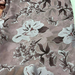 ชุดเดรสผ้าส่าหรีแบบผ้าพิมพ์ลายบราสโซเส้นใยเนื้อวิสโซบริสุทธิ์ - Product Image 5