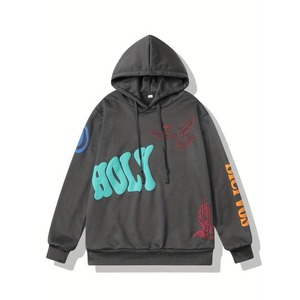 Custom Designer 100% Cotton <b>Full</b> Face <b>Zip</b>-up Puff Printing Hoodie <b>Sweatshirt</b> Winter Season Hoodie Manufacturer - Product Image 5