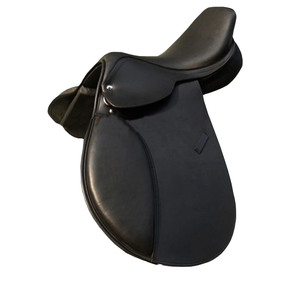 Selle d'équitation en cuir noir anglais de qualité supérieure, durable, personnalisable, accessoires équestres - Product Image 2