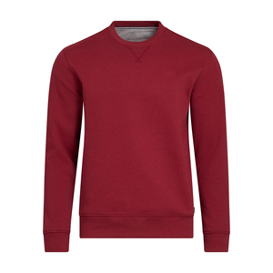Ropa Deportiva para Exteriores, Sudadera Unisex Color Granate, Manga Larga, Secado Rápido, Ecológica, para Correr en Invierno, con Logotipo Personalizado, Cuello Redondo - Product Image 1