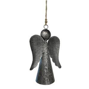 Festive métal suspendu ange ornements de noël décorations d'arbre Figurines de vacances à la main maison fête accessoires saisonniers - Product Image 2