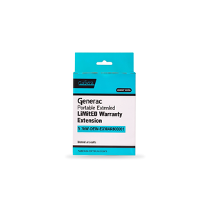 Extension de garantie limitée portable Generac, 5 ans, < 7kW-DEW-EXWAR800001 - Product Image 1