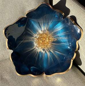 Handmade decorative <b>resin</b> bowl <b>for</b> serving snacks fruits salads centerpiece <b>table</b> kitchen modern home decor - Product Image 1