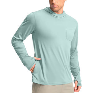 Sudadera con capucha de pesca de secado rápido ligera personalizada para hombre, Sudadera con capucha de protección solar para pesca al aire libre y diseño de moda - Product Image 1