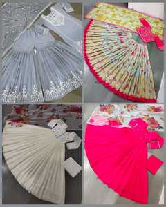 Vente en gros de robe prête à porter conception de Kurtis en coton Anarkali dernière mode à bas prix avec Dupatta femmes indiennes Reyon - Product Image 5