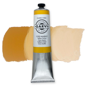 GARVI High Quality Pigmented 200ml YELLOW OCHRE Color Fine Oil <b>Paint</b> for Art DIY Tube Canvas and Paper Painting - Product Image 1