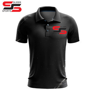 Nouveau populaire maille confortable et respirant séchage rapide hommes Polo personnalisé sublimé multicolore Polo T-Shirt pour hommes - Product Image 4