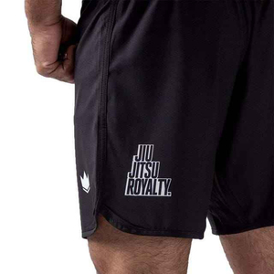 Shorts MMA noirs en sublimation intégrale et shorts BJJ MMA sans Gi personnalisés fabriqués en usine au Pakistan - Product Image 6