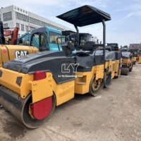 6 tonnes Ride-On Large Heavy Duty Walk Behind Asphalt Road Roller Vibrator Compactor Double Drum Road Rollers