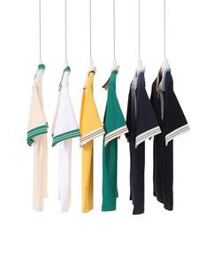 เสื้อโปโลผ้าฝ้ายโพลีเอสเตอร์ระบายอากาศสำหรับผู้ชายเสื้อโปโลพิมพ์ลาย - Product Image 2