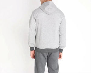 Custom <b>Oversized</b> Color Blocked Full Zip Up Hoodie and <b>Sweatpants</b> Set Jogging Suit Sweatsuit Tech Fleece Tracksuit for Men - Product Image 4