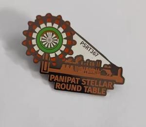 Pin de solapa metálico grabado personalizado al por mayor para regalos corporativos o marcas y uso personal disponible a precio de exportación - Product Image 1