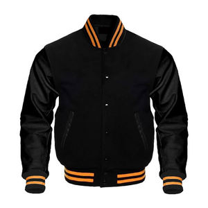 Own design Personalized Logo Men Varsity Jackets for Winter Wholesale Plan Blank CollegeBaseballjacket for men - Product Image 1