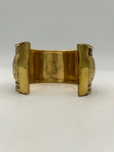 Brazalete de latón ajustable de diseño moderno de calidad superior que se adapta a todos los tamaños de muñeca de fabricación india - Product Image 3