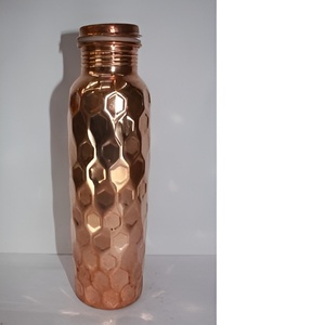 Handcrafted Modern Design Copper Water <b>Bottle</b> in 1000 ML for Sports & Christmas Gifts Available in Customized Themes 1000ml - Product Image 1