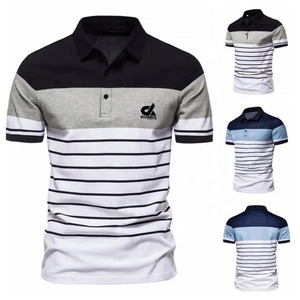 Gran oferta, camiseta Polo de alta calidad para hombre, camisetas Polo clásicas de Color sólido completamente de algodón, camiseta personalizada 100% de algodón con timbre - Product Image 2