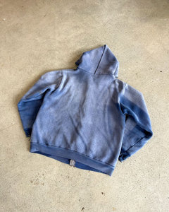 Sweats à capuche à double fermeture éclair avec logo personnalisé en gros pour femmes vestes à manches longues filetées en gros 2025 vestes de sport amples et décontractées - Product Image 4