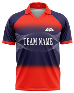 Tissu doux de vêtements de sport de cricket en polyester 100% personnalisé de haute qualité avec coupe et couture par sublimation par fabricant - Product Image 3