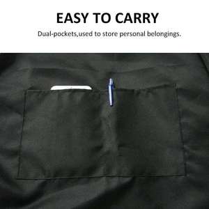 ผ้ากันเปื้อนผ้าใบหลายกระเป๋าสำหรับงานหัตถกรรมคริสต์มาสตกแต่งปีใหม่งานและเวิร์คช็อปยุโรปรายวันใช้ด้วยผ้าใบหนา - Product Image 4