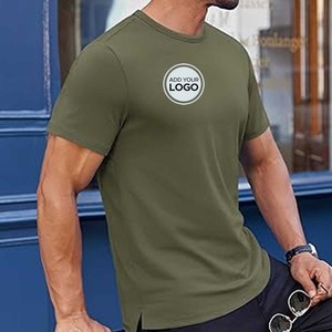 Camiseta de manga corta seca para hombre, camisetas ligeras de cuello redondo - Product Image 5