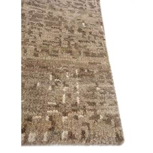Uvenuti Beige <b>Brown</b> Hand Knotted <b>Wool</b> Rug AKWL-13025 Abstract New Rectangle Carpet for Home for Living Hallway Entryway Puzzle - Product Image 4