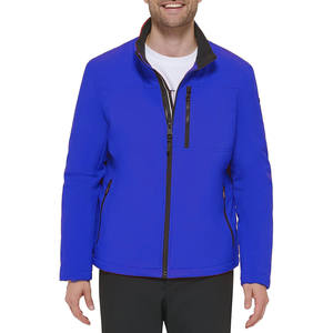 Chaquetas de Invierno Ligeras de Tela Softshell con Estampado a Cuadros, de Spandex/Nailon, para Hombre, Comodidad y Protección, Diseñadas para Escalar, Prenda Superior Activa - Product Image 1