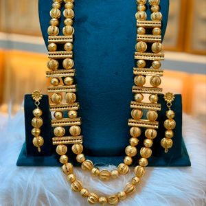 ชุดเครื่องประดับแฟชั่นชุบทอง24K สไตล์วินเทจดูไบสำหรับงานแต่งงานและงานเลี้ยง - Product Image 1