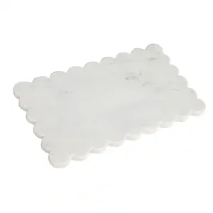 Planche à découper ronde moderne en résine, durable et facile à nettoyer, idéale pour la ferme et la villa, pour servir le fromage et préparer les salades - Product Image 2