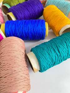 Fil de cordon en macramé à franges, tressé, pompon, artisanat à la main, fil en polyester pour la couture, la broderie, le crochet, teint pour les rideaux, les bijoux - Product Image 4