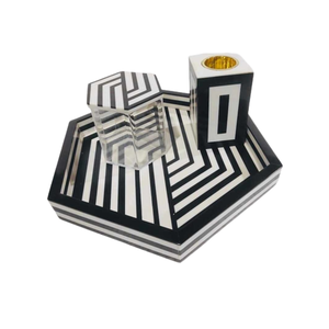 Nouveau design, plateau en nacre, ensemble brûleur de boîte Mubkhar, artisanat de qualité, multifonctionnel, incrustation de mop pour la décoration de la maison, Noël - Product Image 2