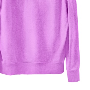 Sweat à capuche d'hiver écologique grande taille en coton épais uni lourd surdimensionné personnalisable pour homme noir - Product Image 6
